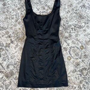 TEN by Babaton Black Satin Dress